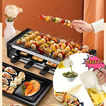 Portable 2-in-1 Olive Oil Sprayer and Pourer – Kitchen Oil Spray Bottle