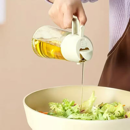 Portable 2-in-1 Olive Oil Sprayer and Pourer – Kitchen Oil Spray Bottle