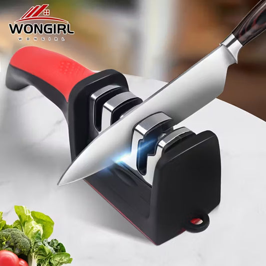 3-Stage Knife Sharpener | Sharp Like New in Seconds
